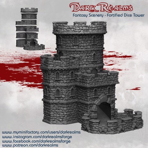 Image of Dark Realms Fantasy Dice Tower