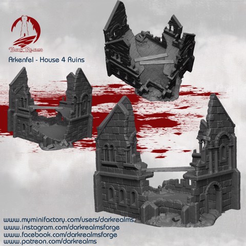 Image of Dark Realms Arkenfel House 4 Ruins