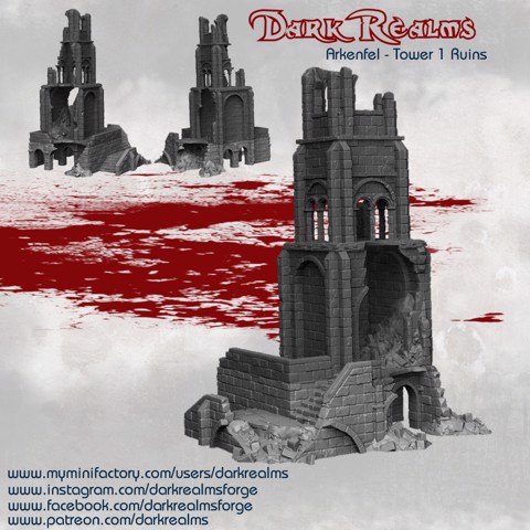Image of Dark Realms Arkenfel - Tower 1 Ruins