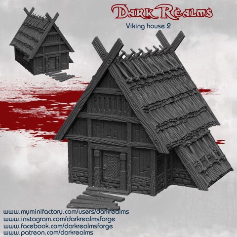 Image of Medieval Scenery - Viking House 2
