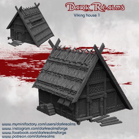 Image of Medieval Scenery - Viking House 1