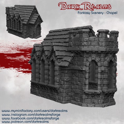 Image of Dark Realms Fantasy Scenery - Chapel
