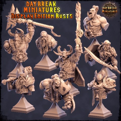Image of Daybreak Miniatures - Bust Pack 1