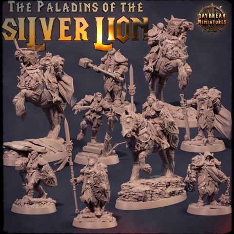 Image of The Paladins of The Silver Lion - COMPLETE PACK