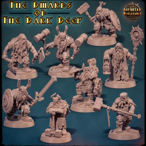 Image of The Dwarfs of The Dark Deep - COMPLETE PACK