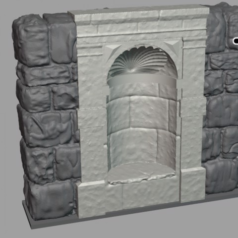 Image of Dungeon Stone Separate Wall Niche