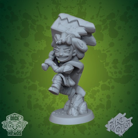 Image of FART QUEST- Moxie Miniature (Pre-supported Included)