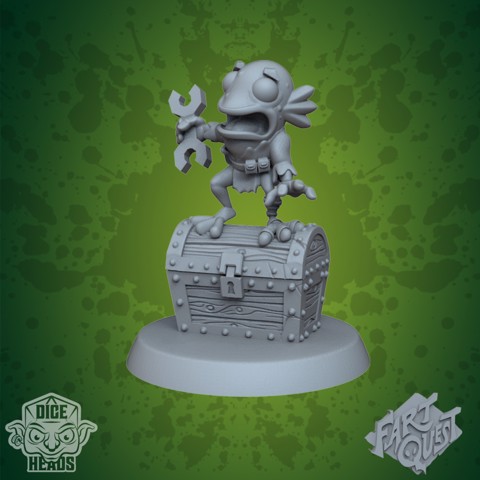 Image of FART QUEST Tick Tock Miniature (pre-supported included)