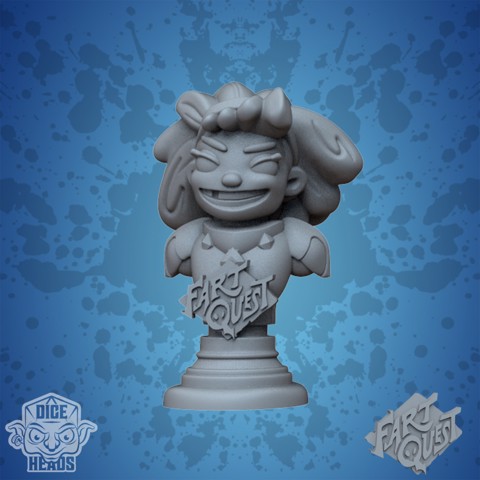 Image of FART QUEST Moxie Bust (pre-supported included)