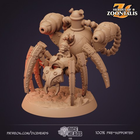 Image of Mole Spider Rider (pre-supported included)