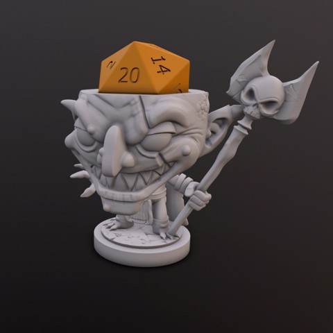 Image of Goblin Witchdoctor Dice Head