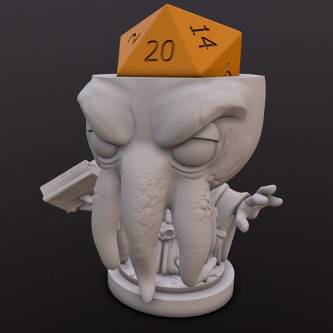 Image of Mindslayer Spellcaster Dice Head