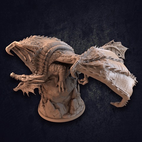 Image of Bergam Rogue Dragon - Presupported