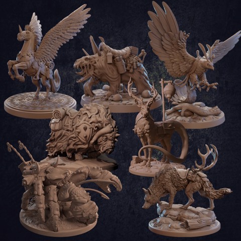 Image of Exotic Mounts Pack 1 - Presupported