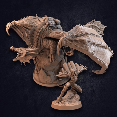 Image of Rogue Dragon and Trapper Pack - Presupported