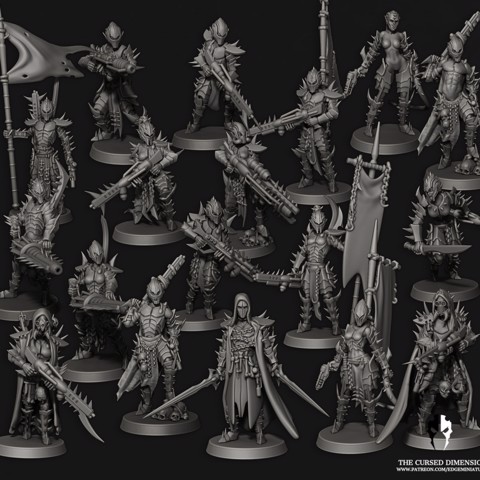 Image of Armored Warriors - Cursed Elves