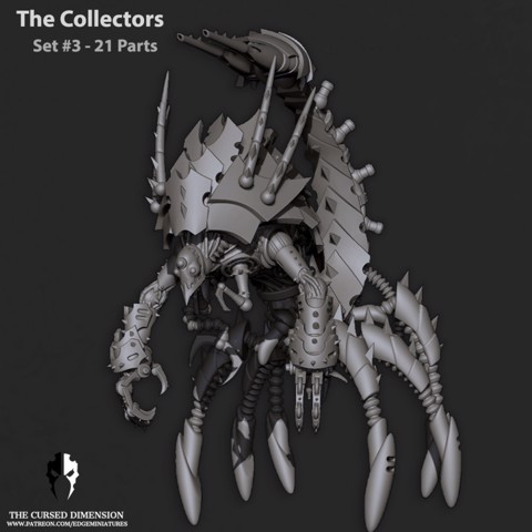 Image of The Collector Set #3, 21 Poseable Parts - Cursed Elves