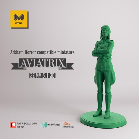 Image of Aviatrix - Arkham Horror compatible