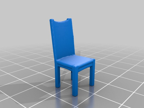 Image of Simple Tavern chair 28mm for Openforge