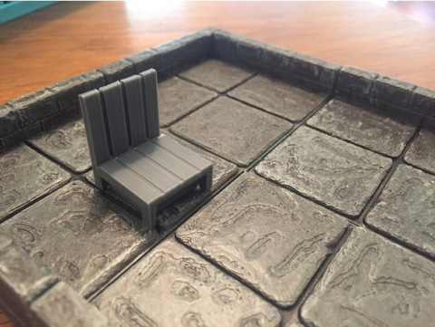 Image of Playable Tabletop Tavern Chair 