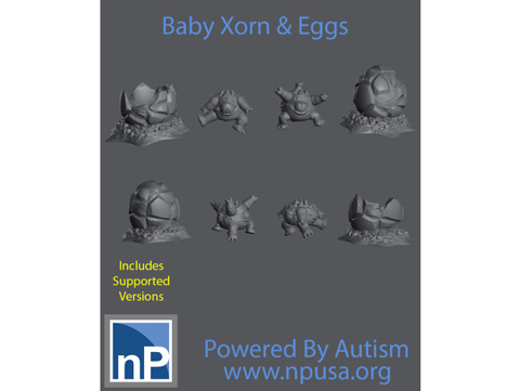Image of Xorn Babies and Eggs