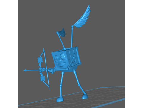 Image of Modron - Quadrone - Geometric Warrior
