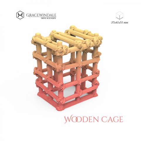 Image of Wooden Cage