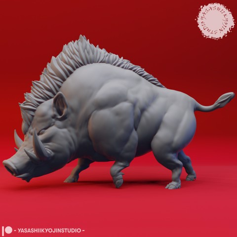 Image of Giant Boar - Tabletop Miniature