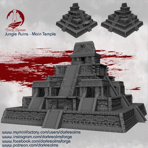 Image of Dark Realms Jungle Ruins Main Temple