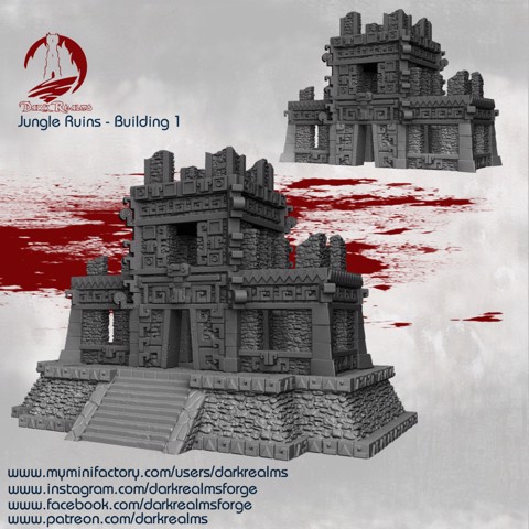 Image of Dark Realms Jungle Ruins Building 1