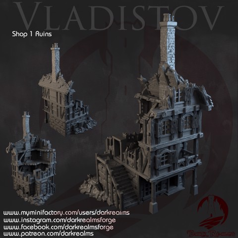 Image of Dark Realms Vladistov - Shop 1 Ruins