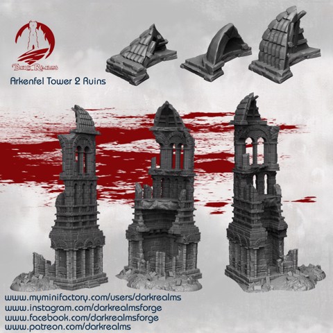 Image of Dark Realms Arkenfel - Tower 2 Ruins