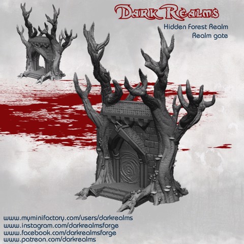 Image of Dark Realms Hidden Forest Realm - Realm Gate
