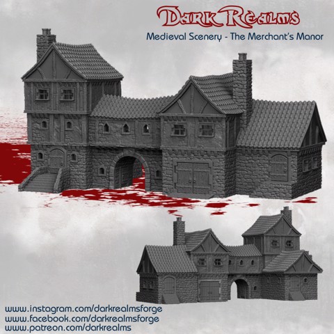 Image of Dark Realms Medieval Scenery - The Merchant's Manor