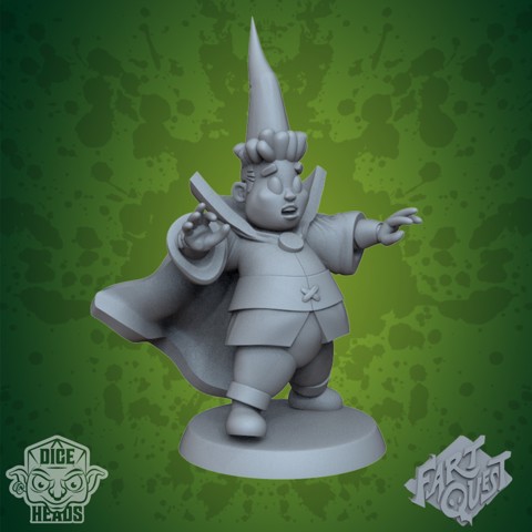 Image of FART QUEST- Fart Miniature (pre-supported included)