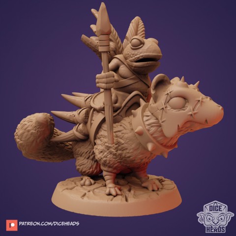 Image of Weasel Rider (pre-supported included)