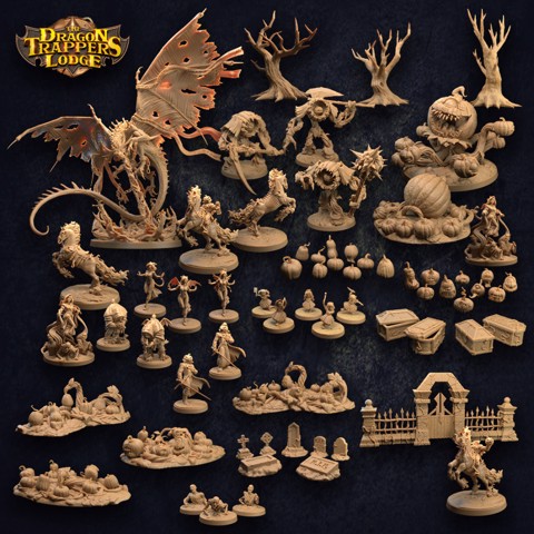 Image of Ghost Dragon and Trapper Pack - Presupported