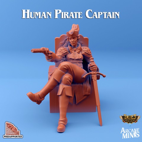 Image of Human Pirate Captain - Carren Pirates