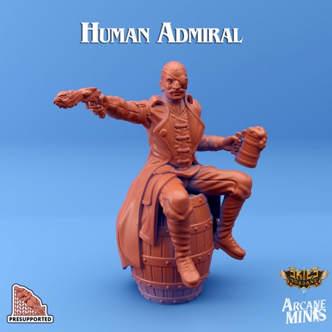 Image of Human Admiral - Arrodan Syndicate