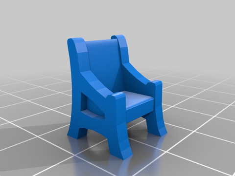 Image of CicadaCrafts 28mm Chair & Bench/Pew