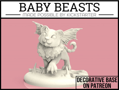 Image of Baby Manticore - Tabletop Miniature