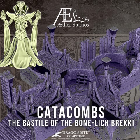 Image of AECATA5- Catacombs: The Bastille of the Bone-Lord Brekki