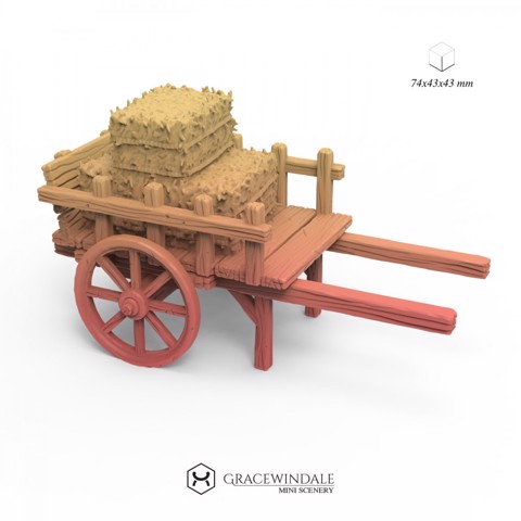 Image of Cart with hay