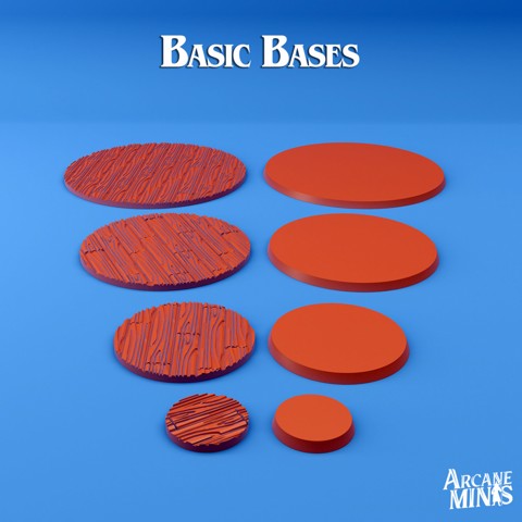 Image of Arcane Minis - Basic Bases