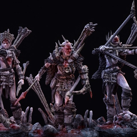 Image of Flesh hunters x4