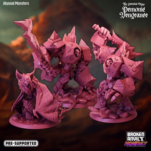Image of The Celestial War: Demonic Vengeance Abyssal Monsters Group
