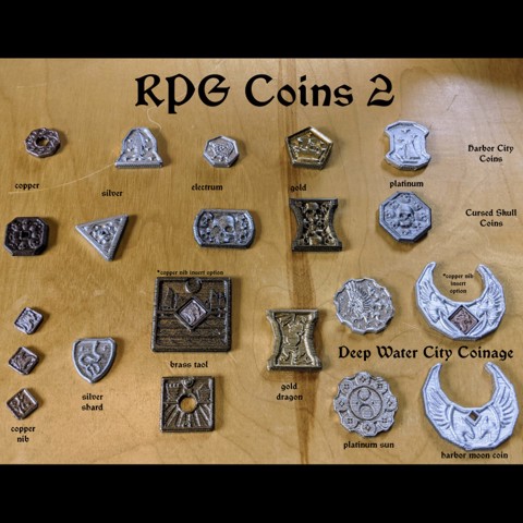 Image of RPG Coins - Set 2