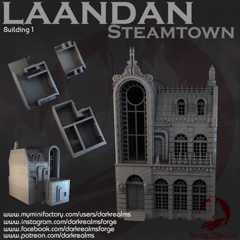Image of Dark Realms - Laandan Steamtown - Building 1