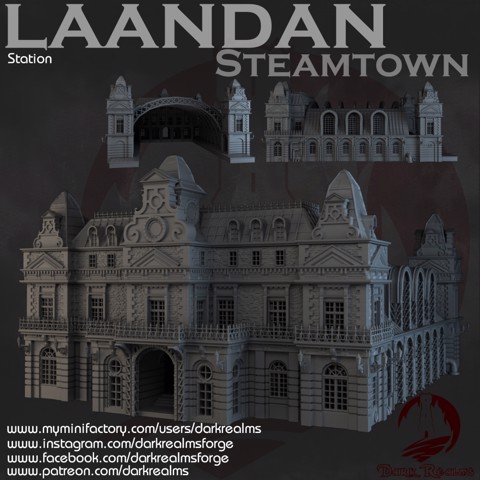 Image of Dark Realms - Laandan Steamtown - Station