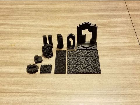 Image of Volcanic Basalt Cavern (Compatible With Meepleverse)
